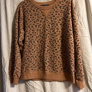 Abercrombie & fitch leopard/cheetah sweatshirt